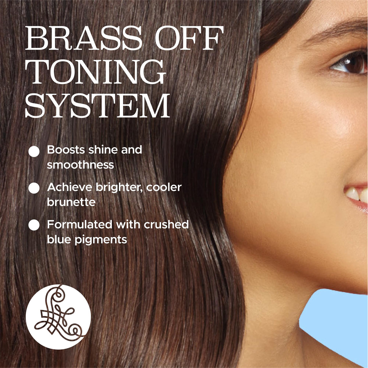 Luseta Blue Conditioner being dispensed shows easy application for color-treated hair.