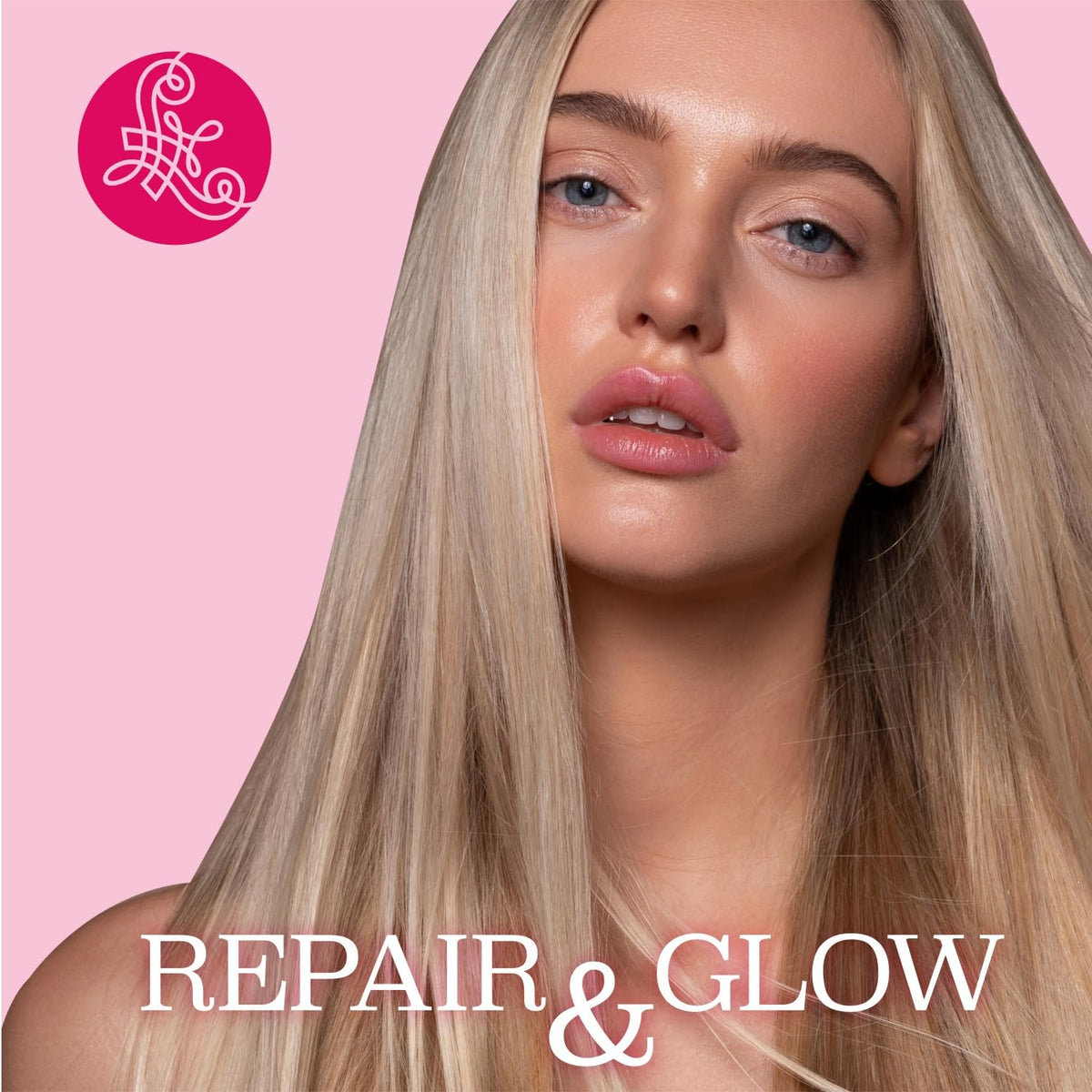 Anti-frizz effect demonstrated on hair using Luseta Glossy Pearl Leave-In