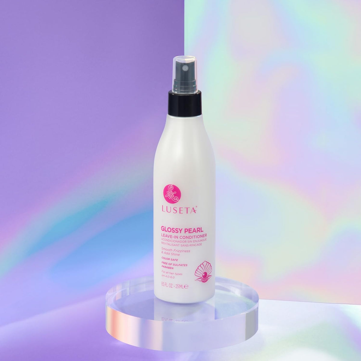 Soft, manageable hair texture after applying Luseta Glossy Pearl Leave-In
