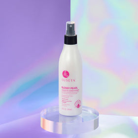 Soft, manageable hair texture after applying Luseta Glossy Pearl Leave-In