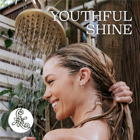 Luseta Keratin Conditioner near heated styling tools for protection.