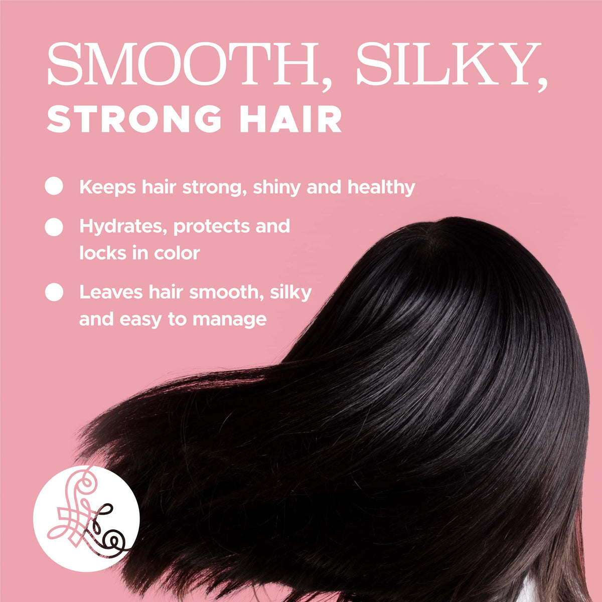 Luseta Keratin Conditioner for straight, shiny hair and easy manageability.