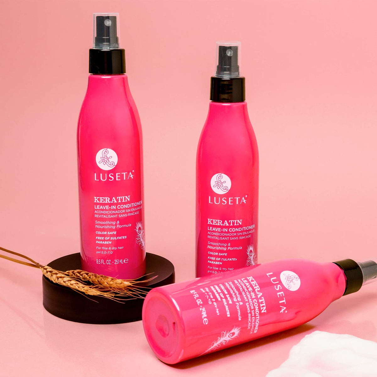 Luseta Keratin Leave-In Conditioner sulfate-free, color-safe formula care