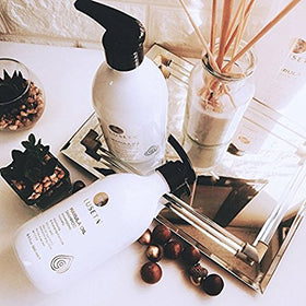 Luseta Marula Oil hair texture before and after reveals smoother strands.