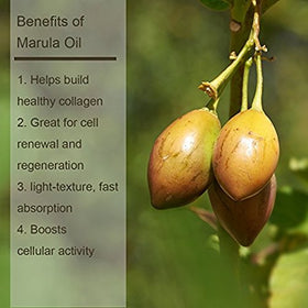 Luseta Marula Oil Leave-in Serum bottle suggests lightweight smoothing and detangling.