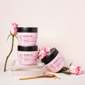 Luseta Rose Oil Hair Mask rose extract highlight for natural nourishment