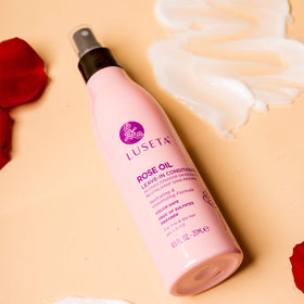 Luseta Rose Oil Leave-In Conditioner nozzle enables quick, even application