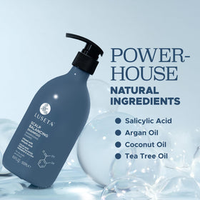 Argan oil droplets nourish without weighing down hair