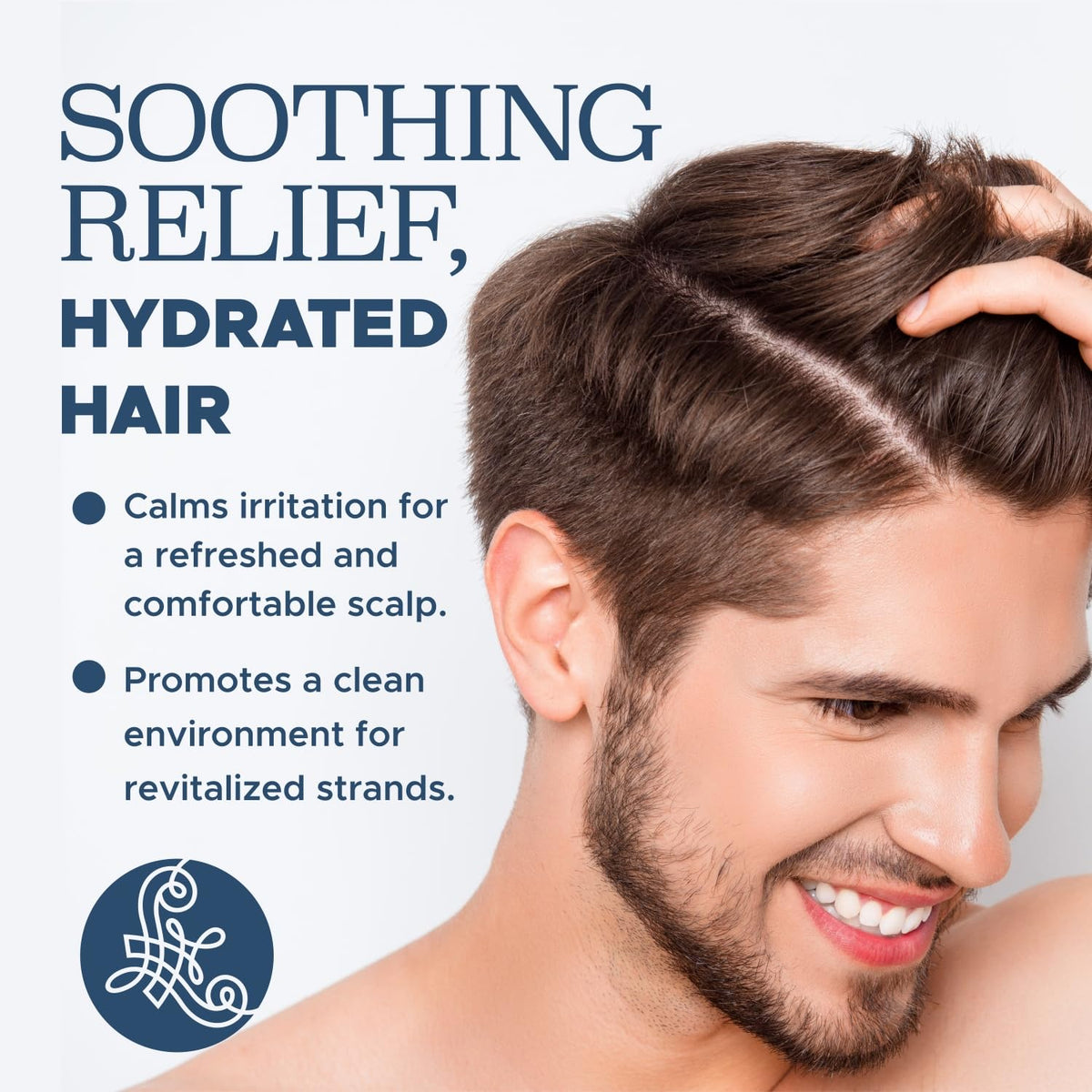 Luseta shampoo label highlights salicylic acid for clarifying scalp
