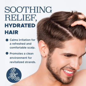 Luseta shampoo label highlights salicylic acid for clarifying scalp