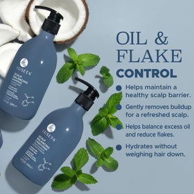 Luseta Tea Tree Oil bottle scene soothing scalp balance and hydration