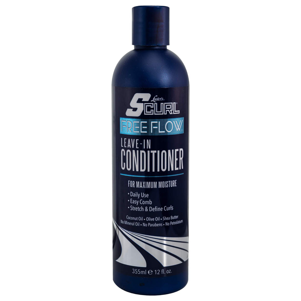 Luster's S-Curl Free Flow Leave-In Conditioner bottle for daily moisture.