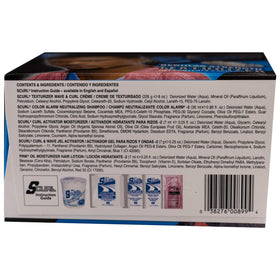 Luster's S-Curl Regular Strength Texturizer application glide for smooth styling.