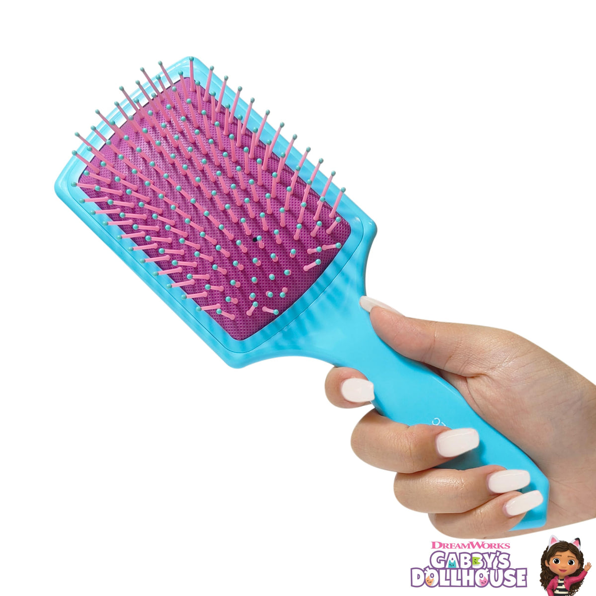LUV HER Brush featuring Gabby Dollhouse theme inspires imaginative grooming sessions.