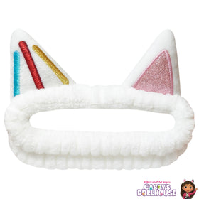 LUV HER Spa Headband with vibrant pattern enhances daily care.