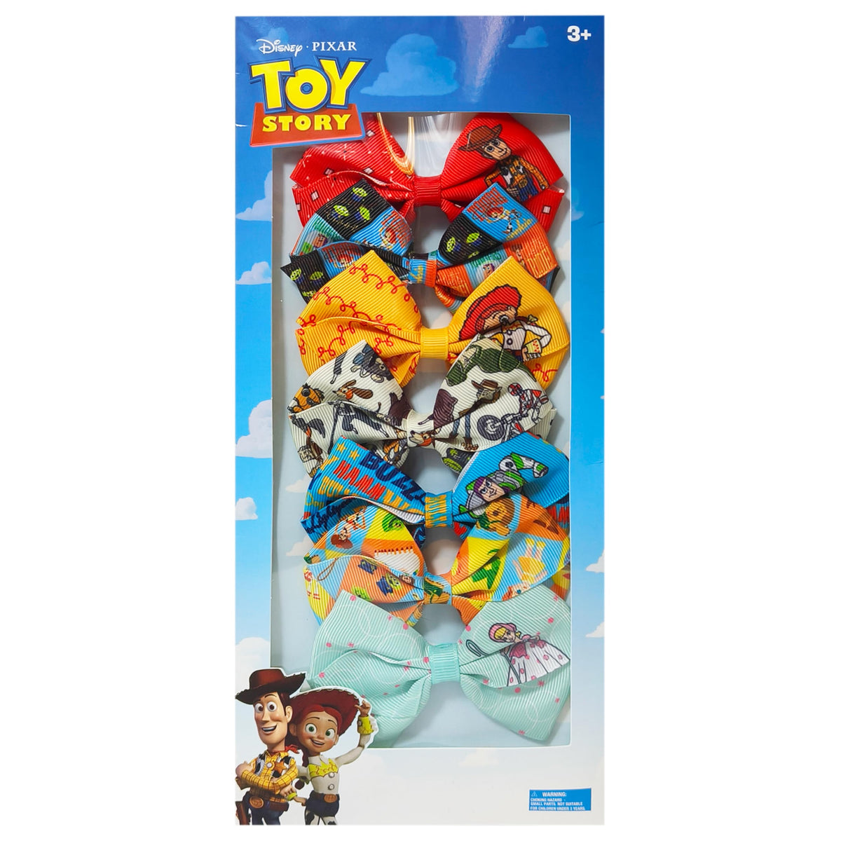 LUV HER Woody print clip keeps hair secure during active play