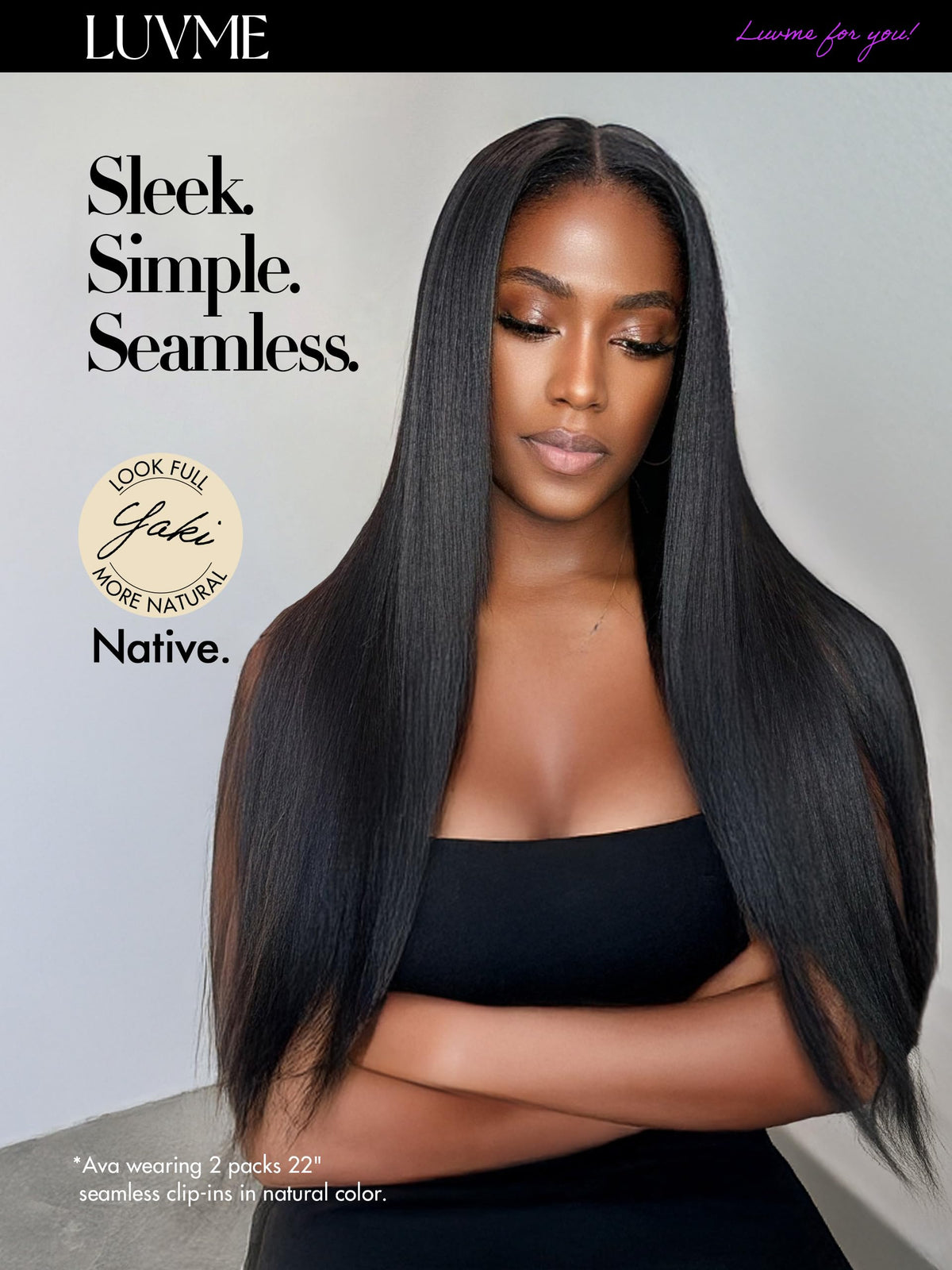 LUVME 100% real Remy hair provides natural shine and styling versatility.