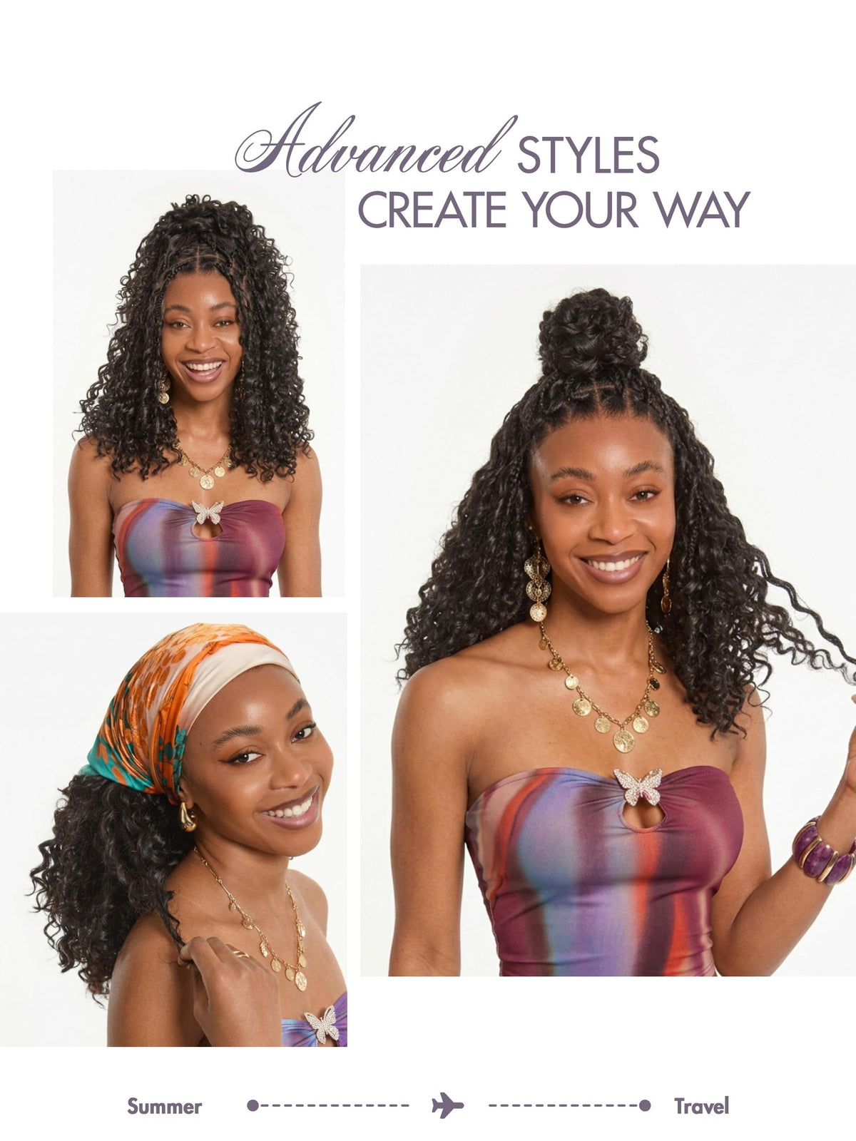 LUVME all-day comfort minimizes scalp pressure during activities.