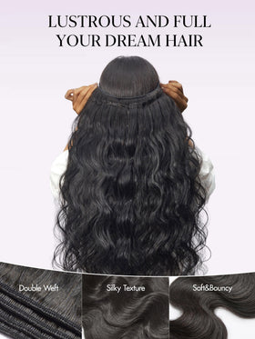 LUVME body-wave texture 20 inch for cascading fullness and movement.
