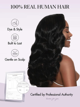 LUVME deep-wave texture 18 inch for defined waves and texture.