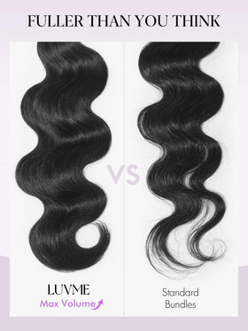 LUVME dyeable and heat-stylable hair with professional color guidance.