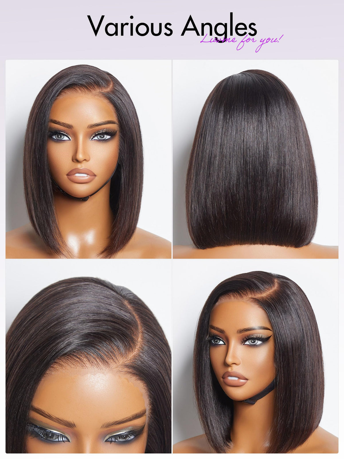 LUVME HAIR 10inch bob suitable for everyday looks or special occasions
