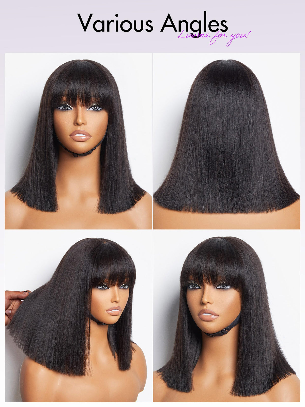 LUVME HAIR on-model shot shows versatile length and styling options.