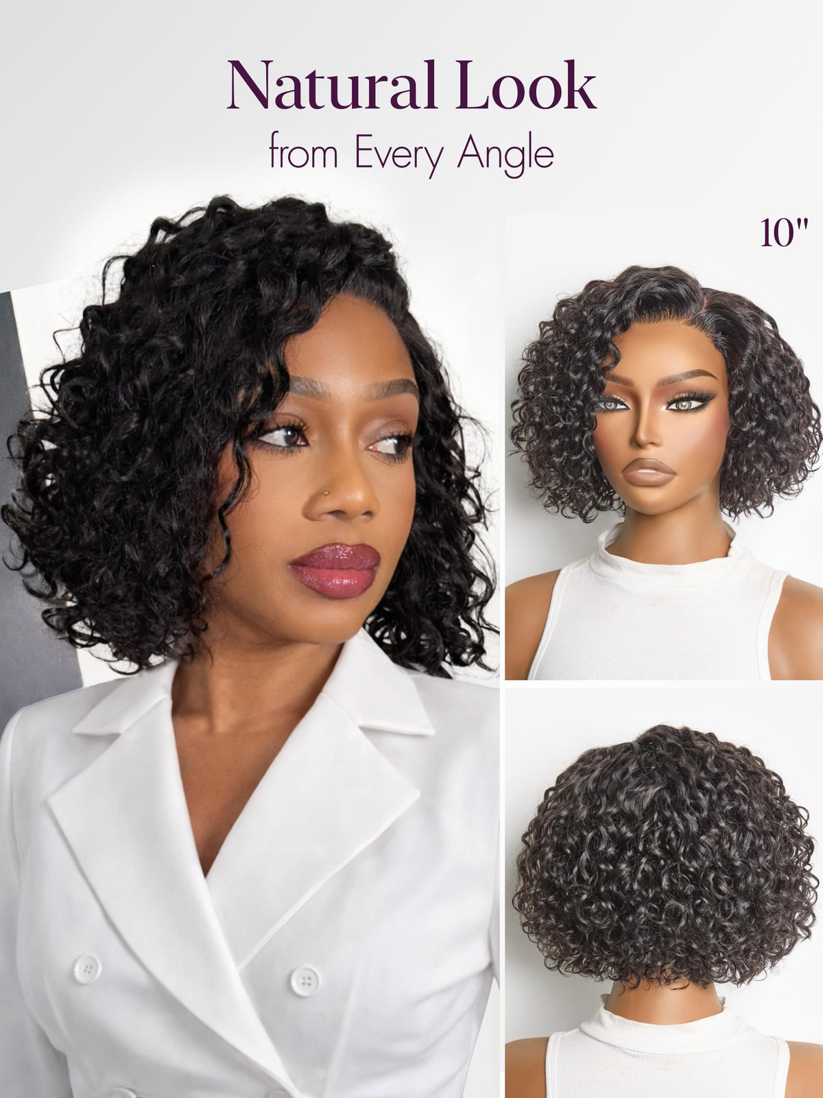 LUVME HAIR 12in side-part wig delivers chic, easy daily edits