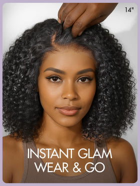 LUVME HAIR 5x5 closure with flexible parting options for styling.