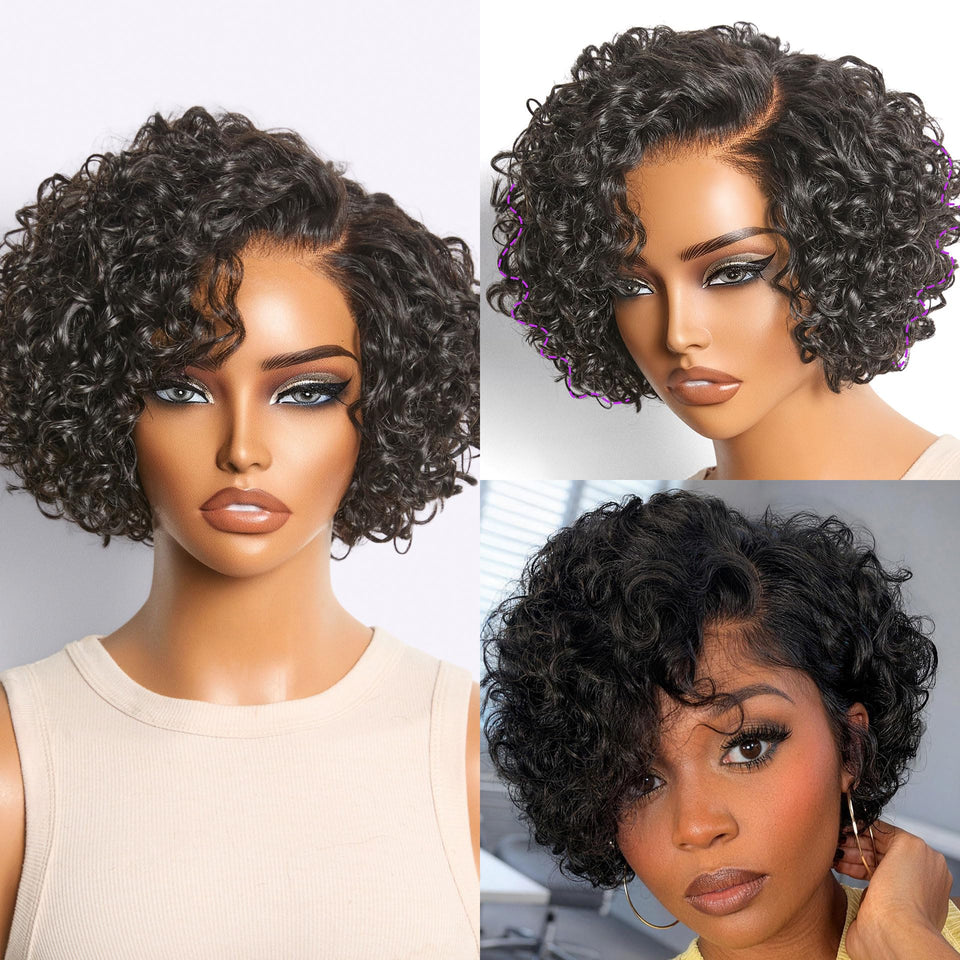LUVME HAIR 6-inch curly glueless wig for effortless daily styling
