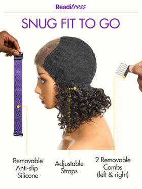 LUVME HAIR bleached knots for an undetectable scalp-like finish.