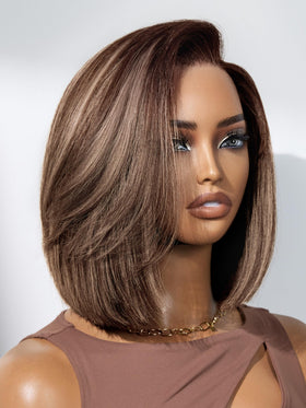 LUVME HAIR Bob wig 100% human hair for versatile styling and natural movement.