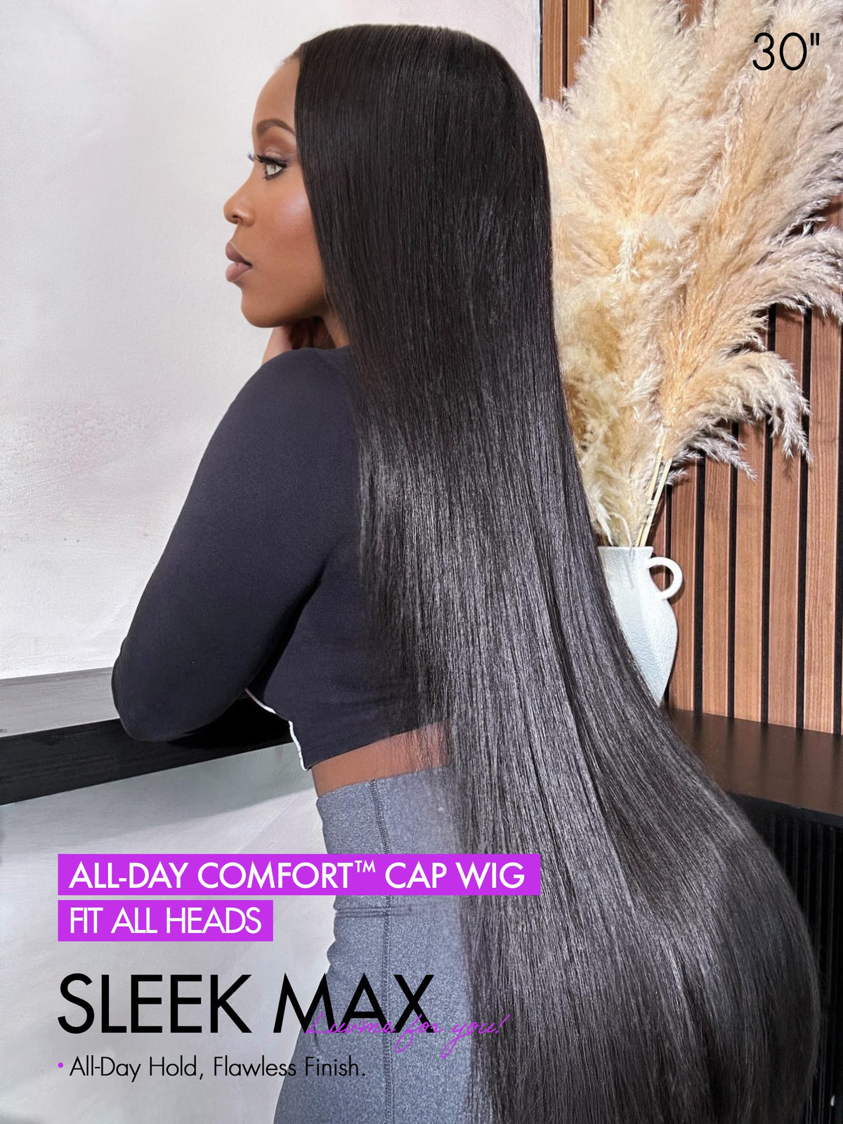 LUVME HAIR Glueless 360 lace cap offers secure all-day wear