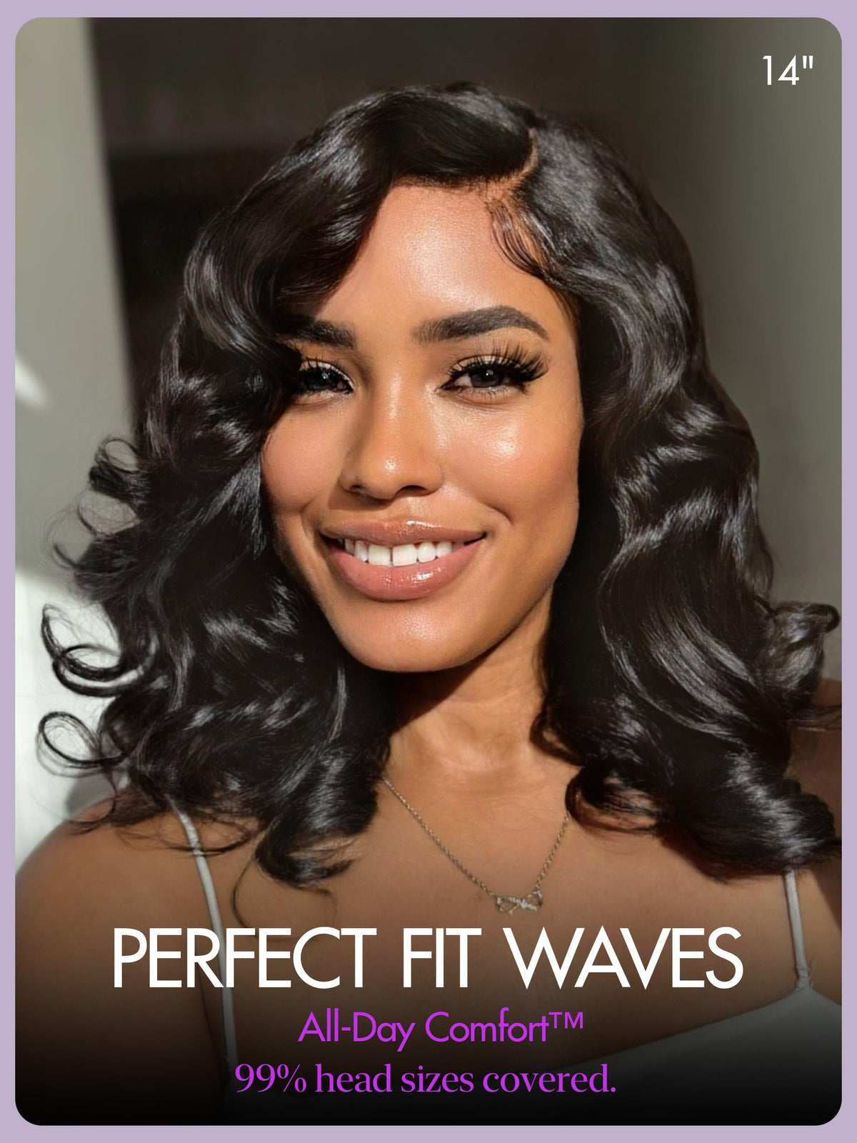 LUVME HAIR glueless lightweight HD lace front demonstrates quick daily styling