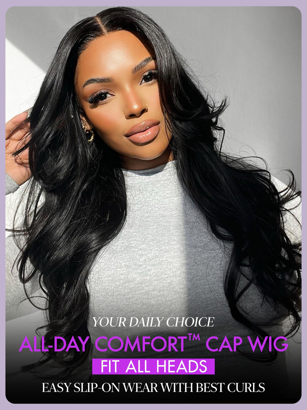 LUVME HAIR glueless salon-quality wig offers quick, secure wear.
