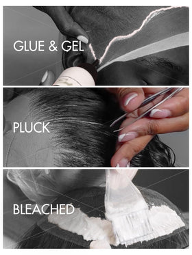 LUVME HAIR HD lace closure wig pre-cut for seamless wear