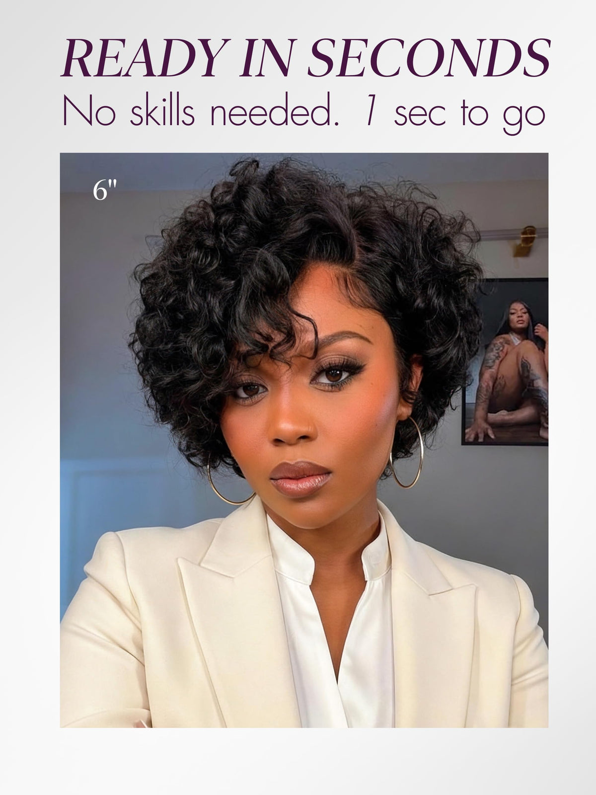 LUVME HAIR HD lace front blends seamlessly with skin tone