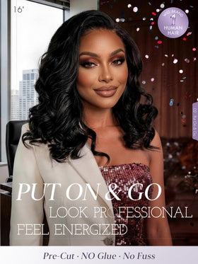 LUVME HAIR HD lace top close-up for seamless scalp illusion