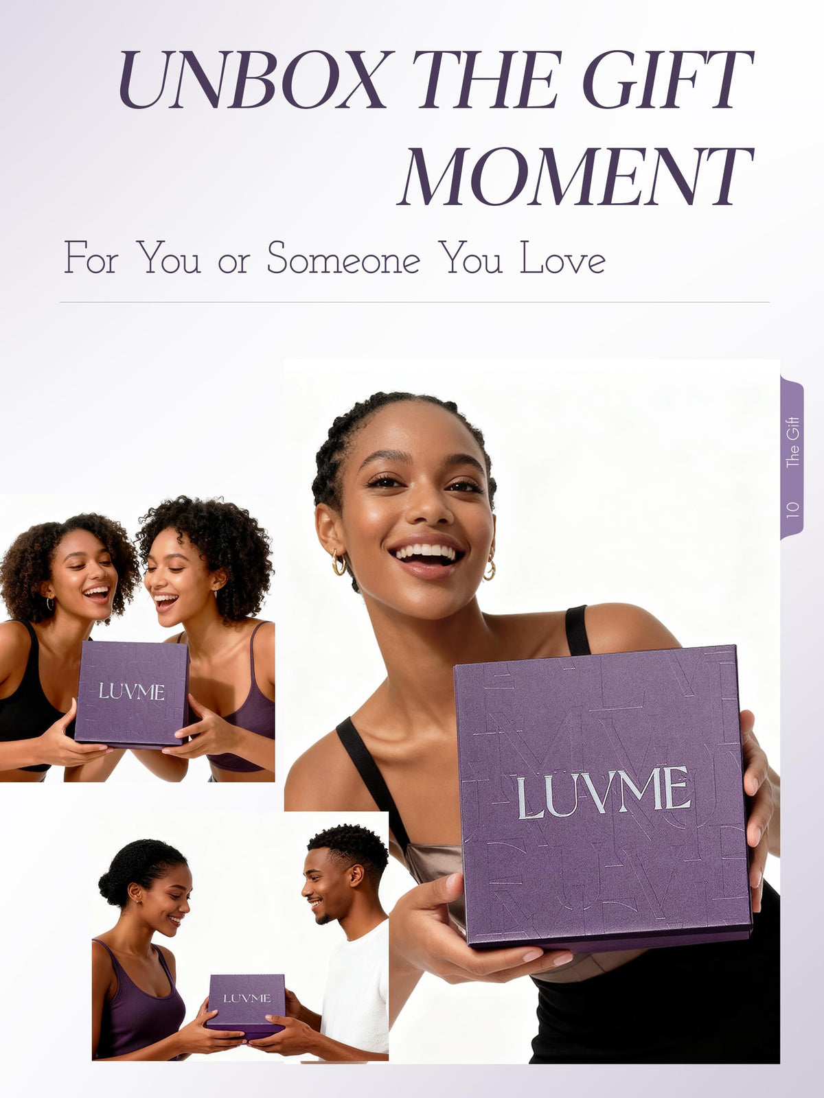 LUVME HAIR HD lace top blends with skin for an undetectable hairline.