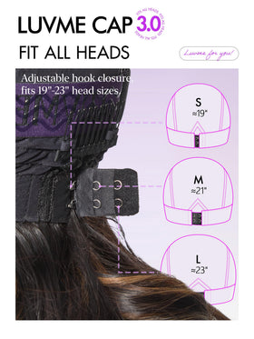 LUVME HAIR highlight color wig adds dimensional depth