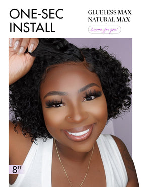 LUVME HAIR human hair texture close-up emphasizes flexible styling options