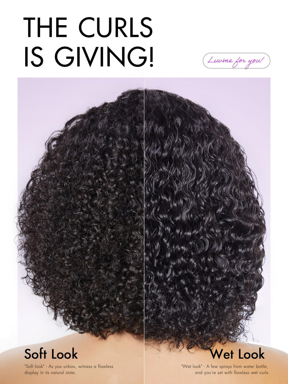 LUVME HAIR lace closure close-up shows discreet scalp appearance