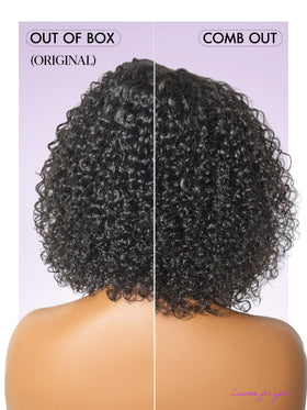 LUVME HAIR realistic lace front look with natural hairline.