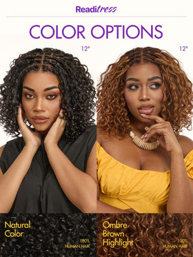 LUVME HAIR premium human hair for long-lasting styling and washability.