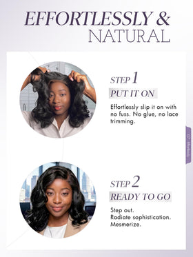 LUVME HAIR protective styling that blends with your natural look.