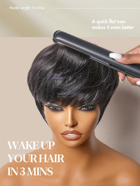 LUVME HAIR 100% real human hair close-up with natural shine