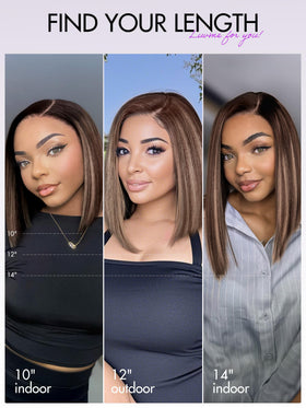 LUVME HAIR side-part bob wig offers versatile styling options.