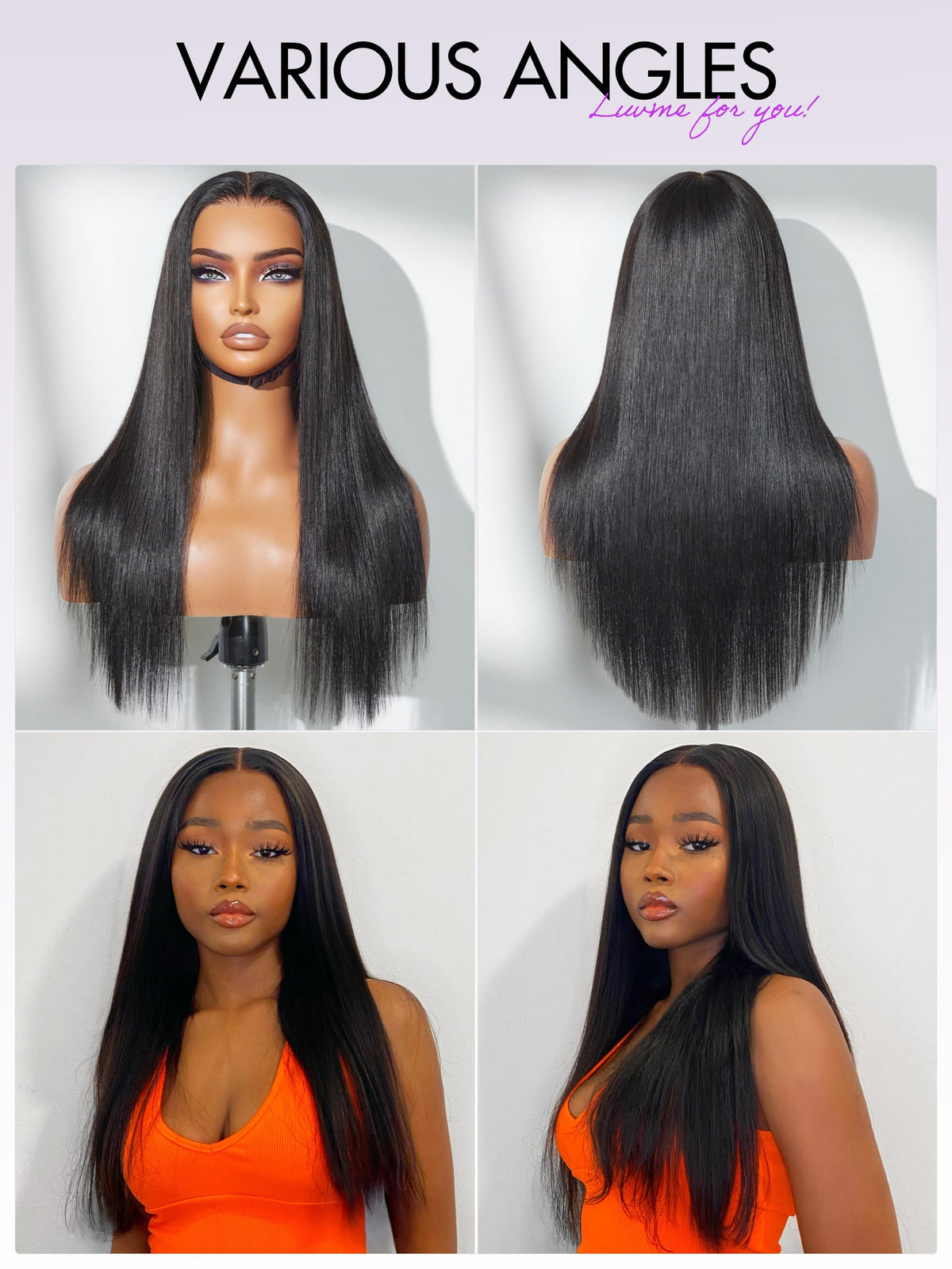 LUVME HAIR Versatile straight to waves for easy styling options
