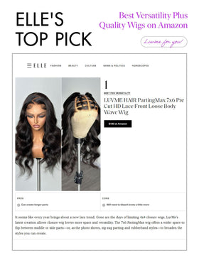 LUVME HAIR virgin hair natural look that can be styled and colored.