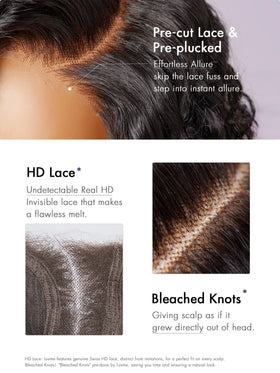 LUVME HAIR virgin human hair wig with 180% density for fuller everyday volume